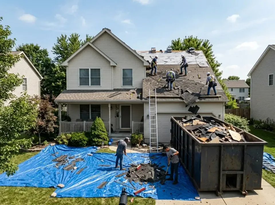 roof-replacement-debris-remova-004 — frequently asked questions, Cheapest Dumpster Rentals in Georgetown, IN